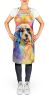 Afghan Hound Hippie Dawg Apron Cooking Kitchen Server Baking Crafts Gardening for Adult Women Men, Unisex, Large, Multicolor