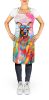 Doberman Pinscher Hippie Dawg Apron Cooking Kitchen Server Baking Crafts Gardening for Adult Women Men, Unisex, Large, Multicolor