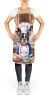 Boston Terrier The Chef Apron Cooking Kitchen Server Baking Crafts Gardening for Adult Women Men, Unisex, Large, Multicolor